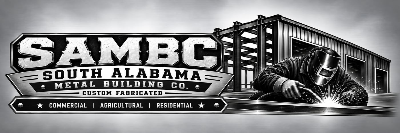 SAMBC — South Alabama Metal Building Co. — Custom Fabricated — Commercial, Agricultural, Residential